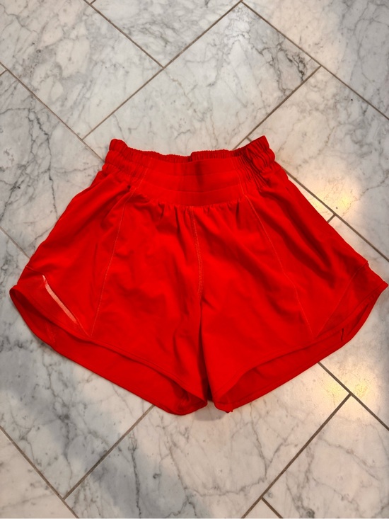 lululemon athletica Pants - Lululemon red Hotty Hot shorts